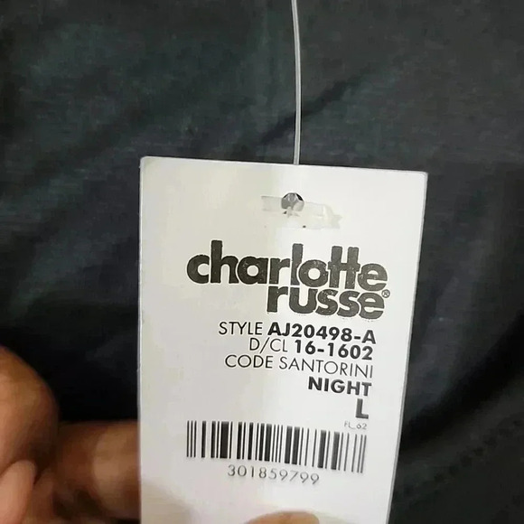 Charlotte Russe Fringe Bodysuit.  Size Large - Picture 4 of 5